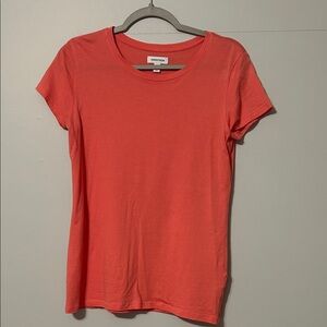 Nordstrom orange/ peach Short Sleeve Tee. Cotton/Modal. Med.